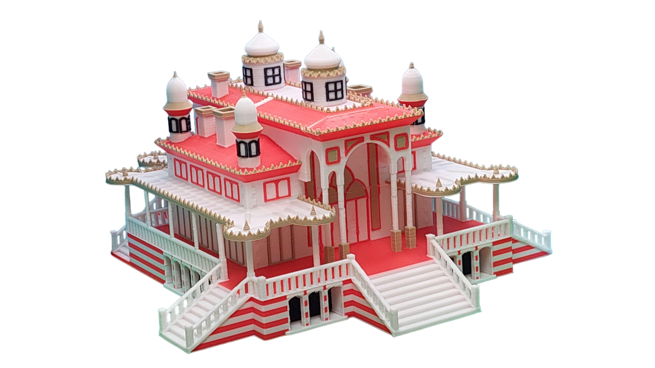 Reproduction Villa Algérienne Arcachon en impression 3D