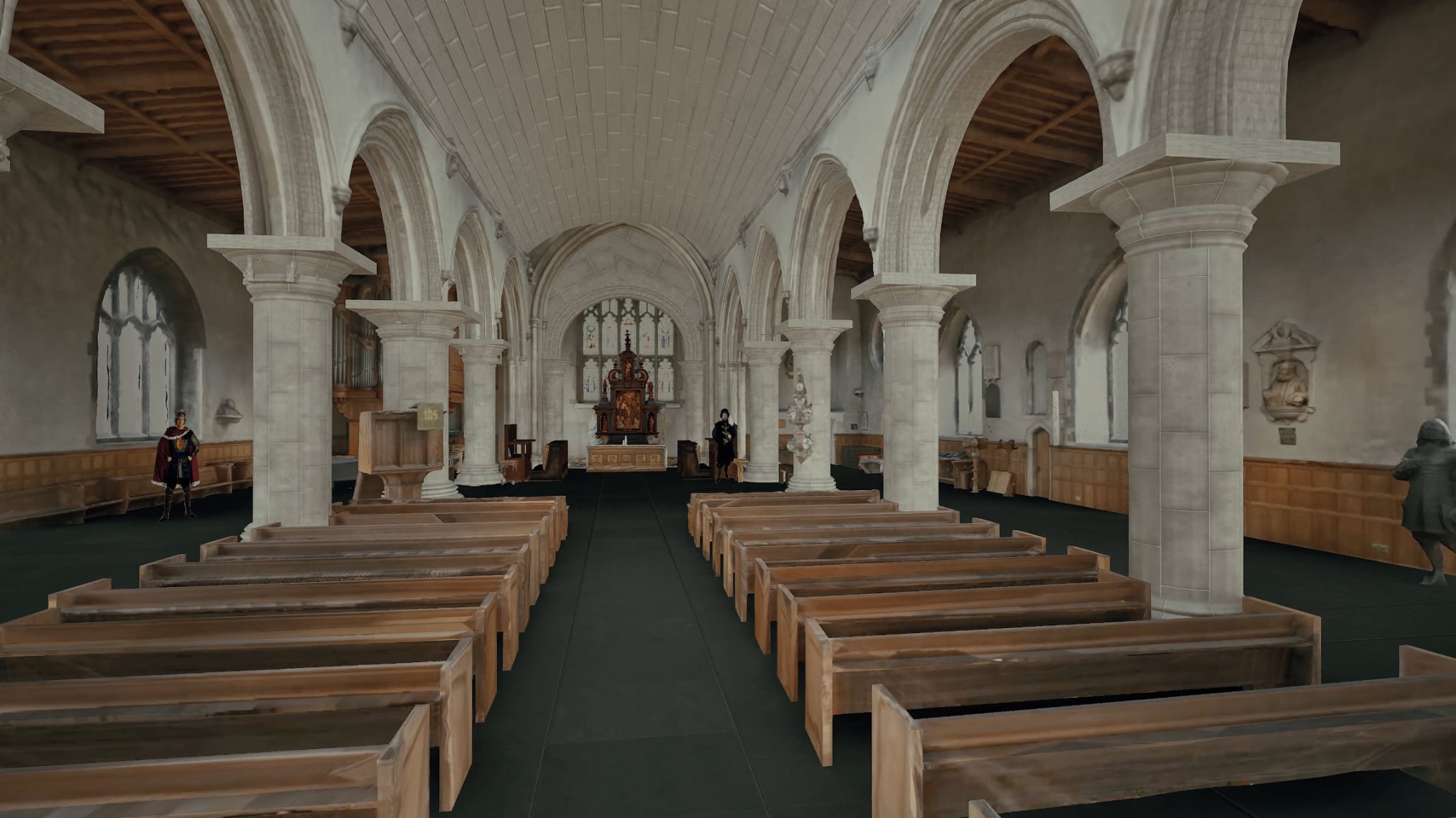 Église médiévale 3D